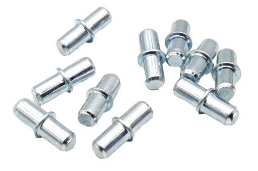 Podpera police 5 x 16 mm s golierom nábytková hmoždinka podpera police 20 ks.