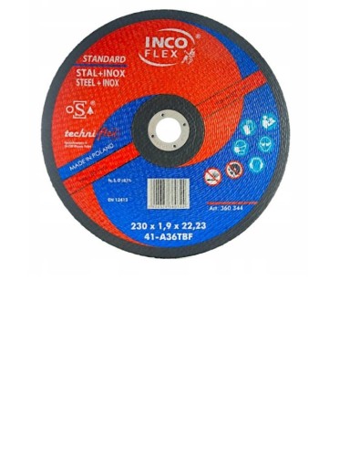 Kovový rezací kotúč 230x2,0mm INCO FLEX