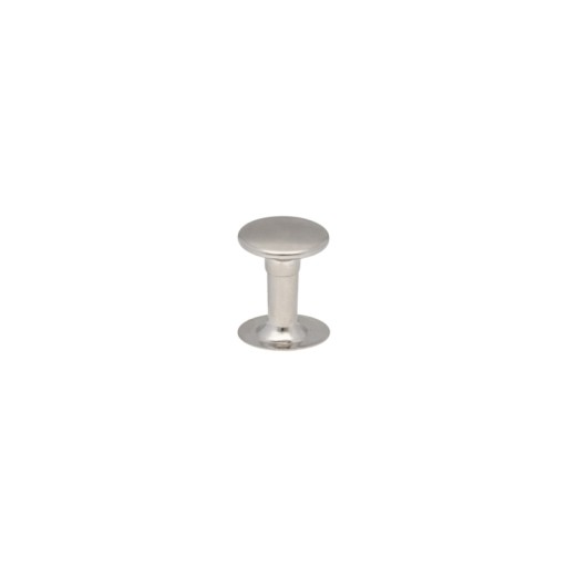 Jednostranné kožené nity, cvočky 12x4x15 mm SILVER 10 ks
