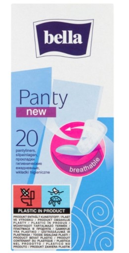 Bella Panty New, slipové vložky, 20 kusov