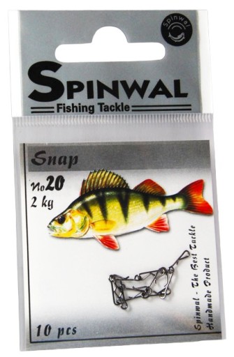Spinwalový zatvárací špendlík, veľkosť 20/2kg (10ks)