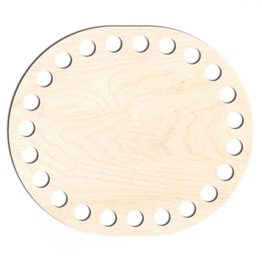 Mojžiš základný košík dno 12x14cm oválna preglejka