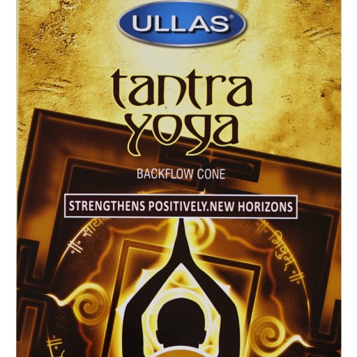 Indické vonné kužele ULLAS TANTRA YOGA joga spätné kornútky 10 ks