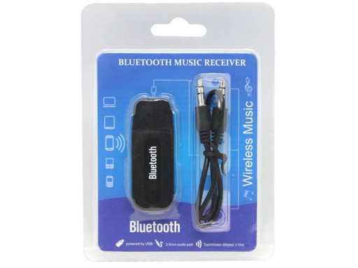 PRIJÍMAČ ZVUKU ADAPTÉR BLUETOOTH AUX KONEKTOR USB