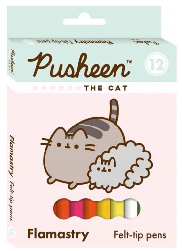 Fixky 12 farieb Pusheen The Cat St.Majewski