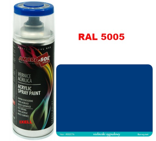 RAL 5005 AKRYLOVÝ LAK SPREJ modrý LESK 1233