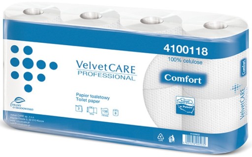 Toaletný papier Velvet Care Comfort 8 roliek