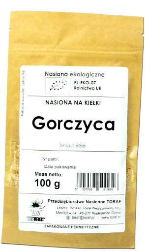 Bio horčičné semienka pre horčičné klíčky 100g ECO