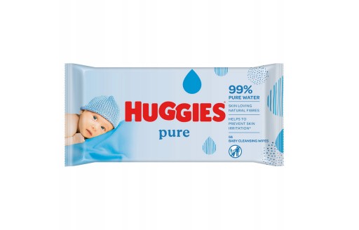 Huggies Pure Triplo vlhčené obrúsky SET 3x56 ks.