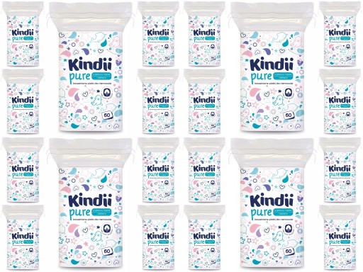 CLEANIC KINDII veľké kozmetické tampóny pre bábätká