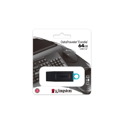 Pevný disk Kingston DataTraveler Exodia 64 GB