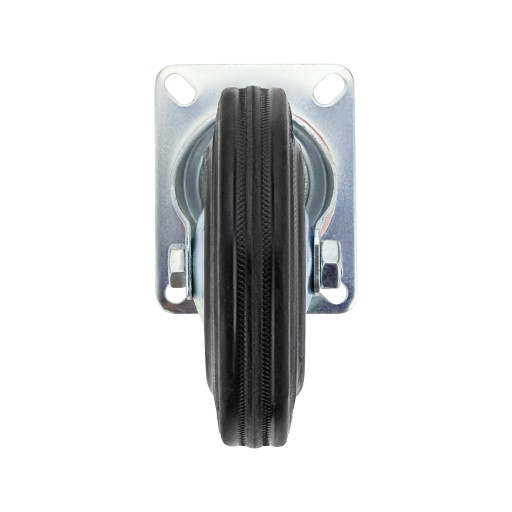Otočné koliesko Gumové otočné koliesko na priskrutkovanie k vozíku 5″ 125 mm