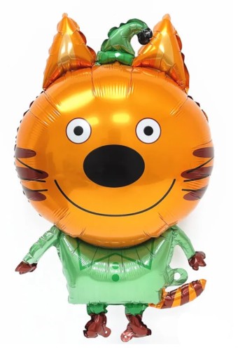 FÓLIOVÝ BALÓN NARODENINOVÉ MAČIATKO CAT-O-CIES VEĽKÁ BUDOVA NA HÉLIUM