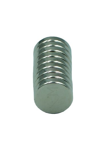 Neodymový magnet 12x2,75mm okrúhly pevný 5 kusov