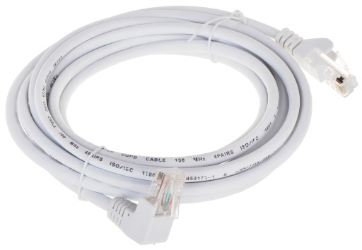 Patchcord RJ45/3,0-PK/W biely kat.5e 3,0m