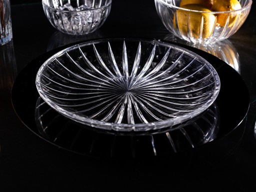 Altom Design Venus sklenený tortový tanier, muffiny, 25 cm
