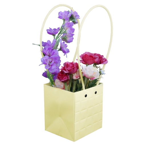 Papierové vrecúško na kvety 33 cm na svadobný dar ku Dňu matiek