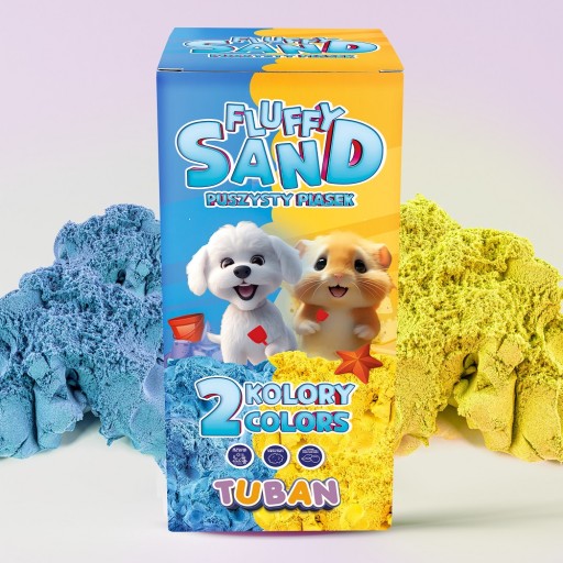 SET FUFFY PIESOMODRÝ a ŽLTÝ 2x70g