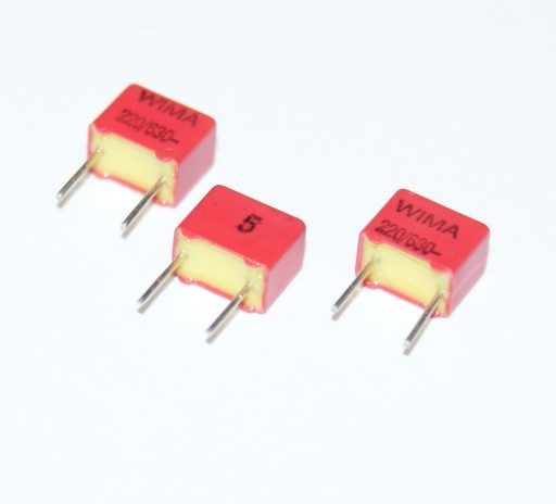 Wima FKP2 kondenzátor 220pF/630V - 3 ks (#1805)