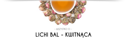 LICHI BALL biely kvitnúci čaj - 3 ks