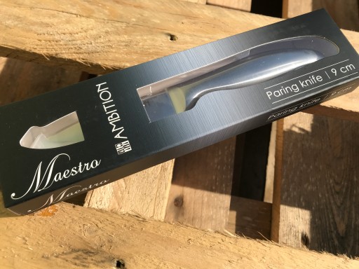 KUCHYNSKÝ NÔŽ LOPAČKA NA ZELENINU A OVOCIE NEREZOVÁ ČEPEĽ 9cm