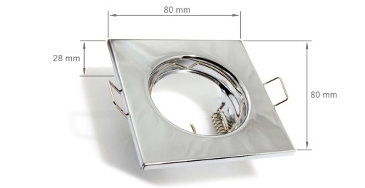 SADA HALOGÉNOVÝCH CHROMOV + 6W LED ŽIAROVKA + GU10 6000K
