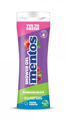 Mentos sprchový gél a šampón 2v1 300ml Granátové jablko
