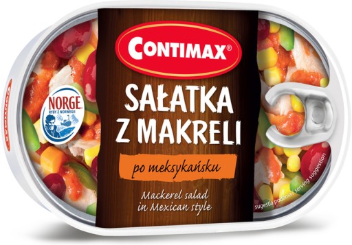 Mexický makrelový šalát 170g Contimax