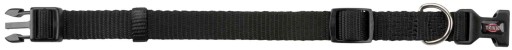 Prémiový golier, S–M: 25–40 cm/15 mm, čierny