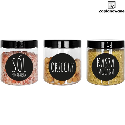 nádoba na uskladnenie potravín 500 ml 0,5 l PET dóza 500 ml