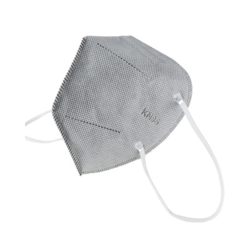 Filtračná maska KN95 šedá s ventilom, 5 vrstiev