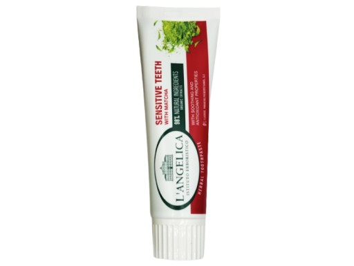 L'Angelica zubná pasta na citlivé zuby s Matcha 75 ml