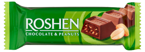 TYČINKA ČOKOLÁDA A ORIEŠKY - ROSHEN - 29g 1 ks