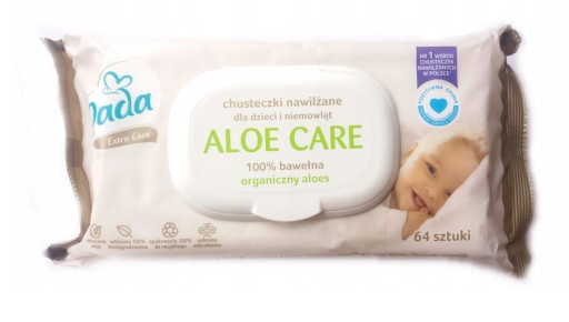Dada Aloe Care vlhčené obrúsky 64 ks