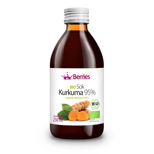 Bio kurkumová šťava 95%, Bio kurkumová šťava 250ml