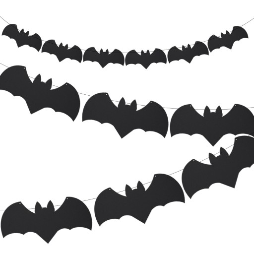 Banner Halloween Dekorácie Garland Dekoratívne Bat