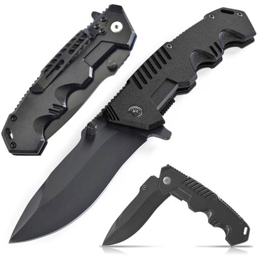 TAKTICKÝ VOJENSKÝ LOVECKÝ Nôž FINKA SURVIVAL SKLADACÍ KEMPING SHARP