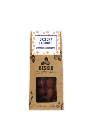 Lieskové orechy v horkej čokoláde 50g