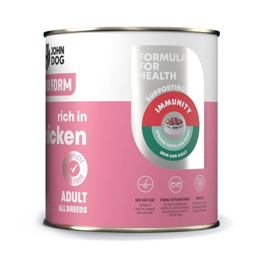 John Dog GOOD FORM DOSPELÝ BOHATÝ NA KURACIE 800g