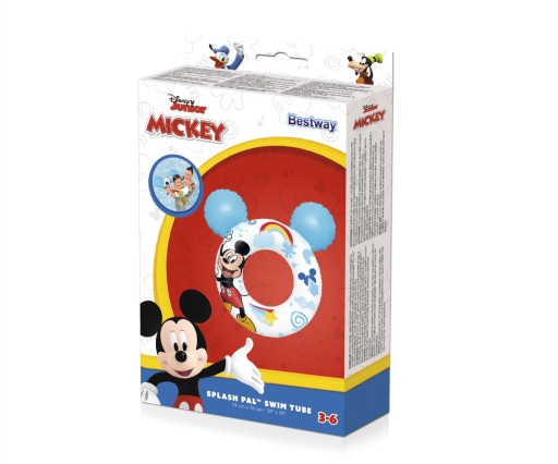 Bestway 9102K Disney Junior Mickey&Friends krúžok na plávanie 74 cm x 76 cm