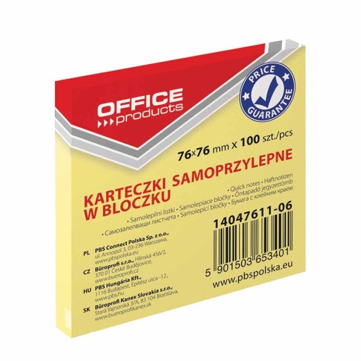 SAMOLEPIACI POZNÁMKY ČEPEL NA NOTEBOOK 76x76 1000k.