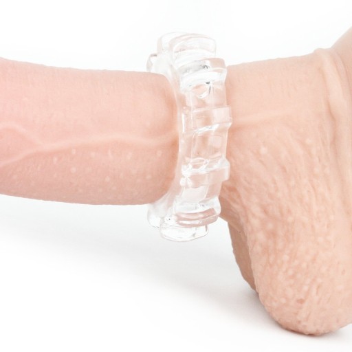 Priehľadný prsteň na penis Lovetoy Power Plus