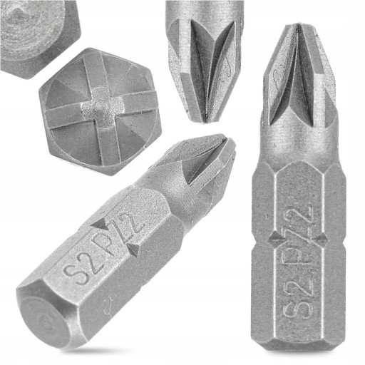 Skrutkovacie bity bity PZ2 25mm KLIMAS 10 ks.