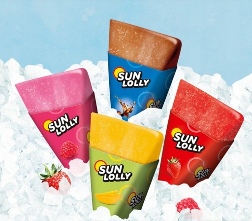 Sun Lolly Orange Water Ice Cream na mrazenie 8 ks 520g