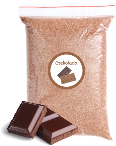 Cukor na cukrovú vatu Čokoláda 1kg Čokoláda Hnedé Kakao Suché