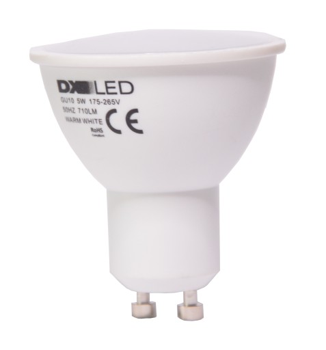 GU10 5W=50W LED SMD žiarovka, neutrál VÝKONNÝ