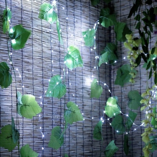 STUDENÉ BIELE SVETLÁ NA VIANOČNÝ STROMČEK 50 LED