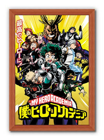Pôvodný anime plagát My Hero Academia 61 x 91,5