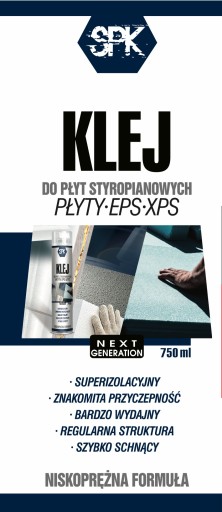 PIANO Lepidlo na polystyrén XPS EPS 750ml SPK GENERATION PROFESSIONAL EFFICIENT