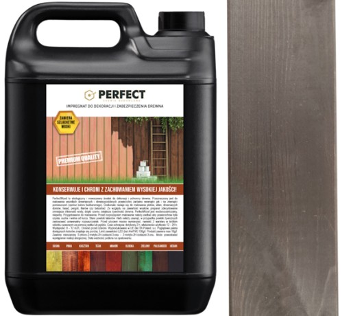 PERFECT WOOD tónovacia impregnácia dreva 1 L ROSANDER 12 m2